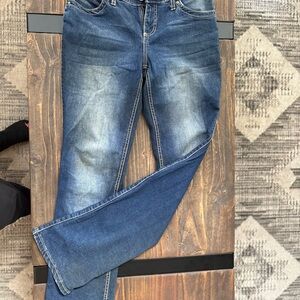 Wrangler Women’s Qbaby Blue Bootcut Jeans